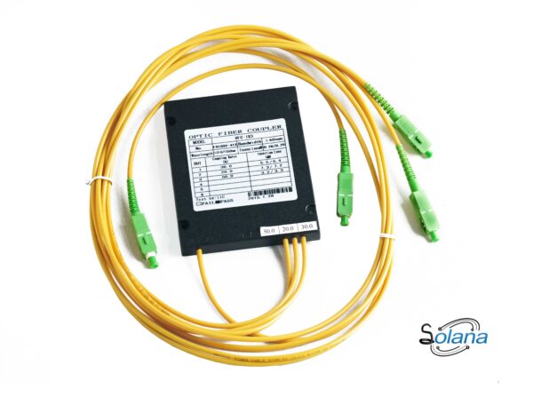 Splitter Óptico 3WAY 30/20/50 Conectorizado Solana | Código 119