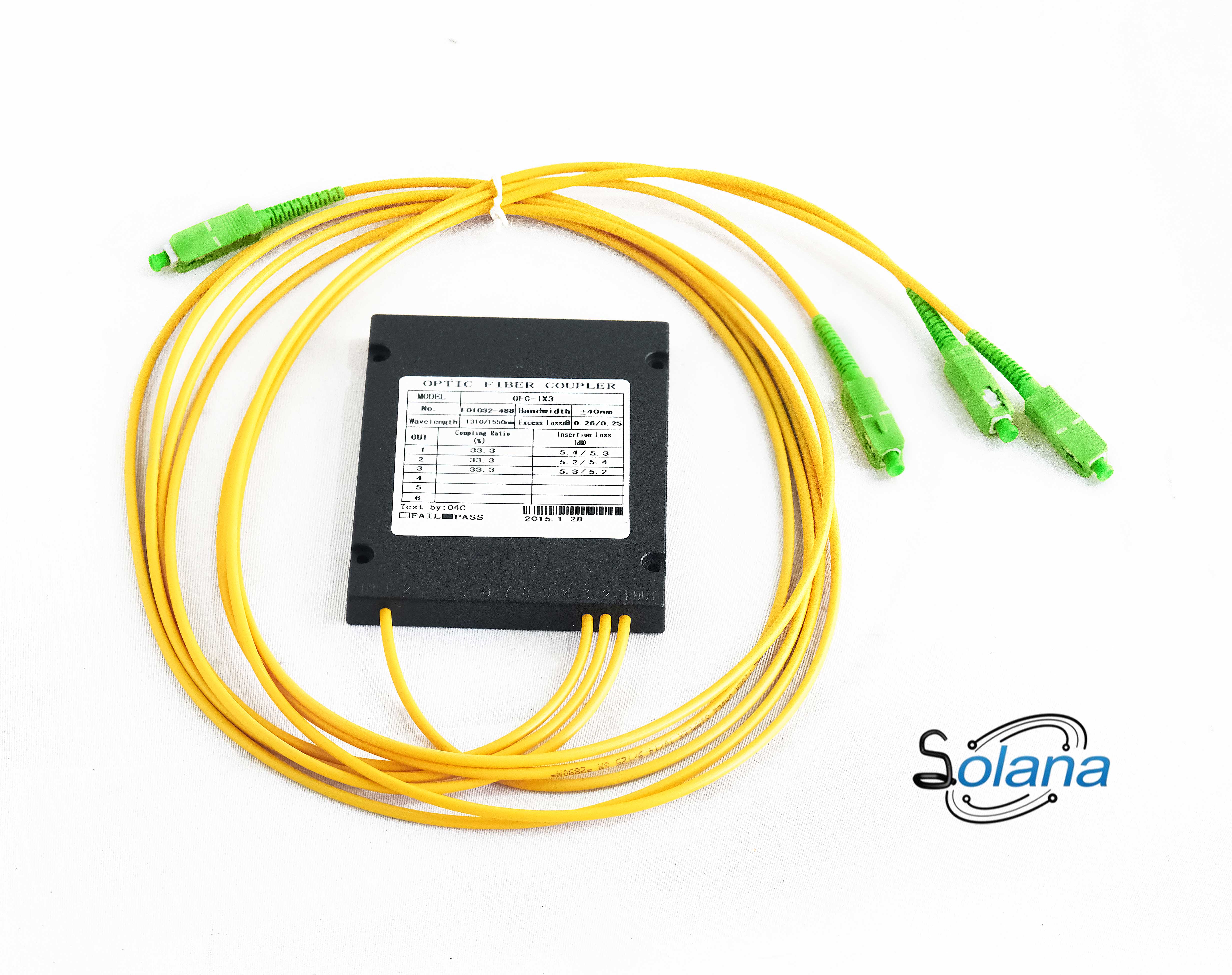 Splitter Óptico 3WAY 33/33/33 | Código 120