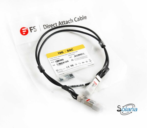 (74617) 1M (3FT) Generic Compatible 10G SFP+ Passive Direct Attach Copper Twinax Cable | Código 20