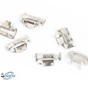 Hebillas para cinta banding de 1/2 en Acero inoxidable | Código 50