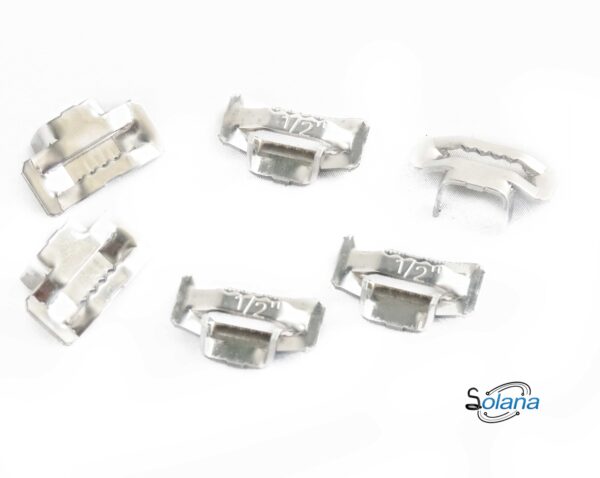 Hebillas para cinta banding de 1/2 en Acero inoxidable | Código 50 - Imagen 2